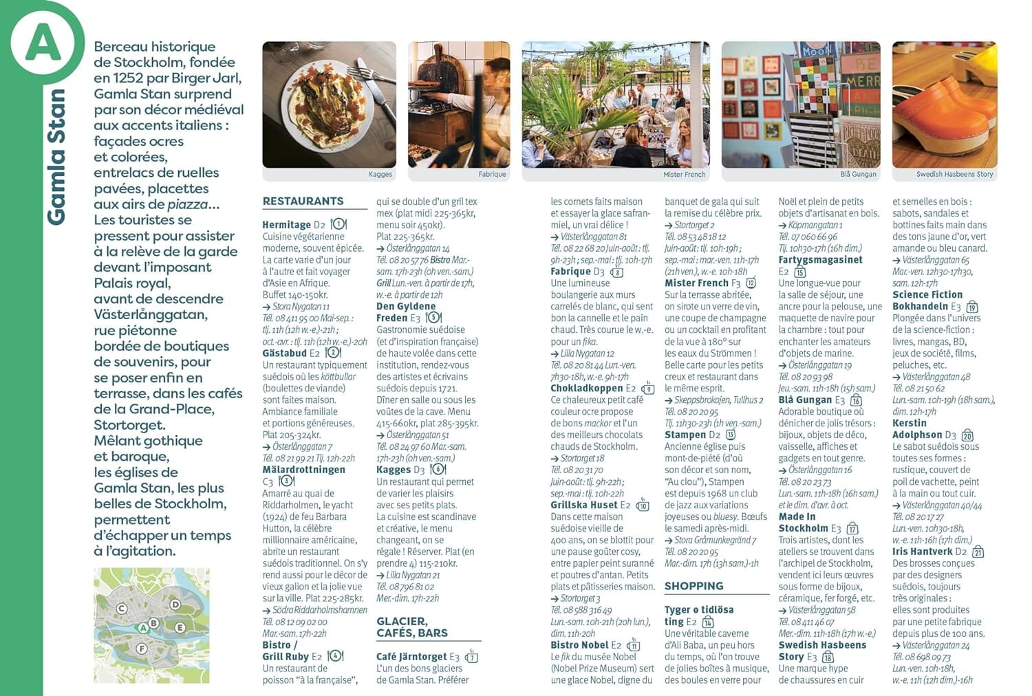 Guide de voyage de poche - Stockholm | Cartoville guide de voyage Gallimard