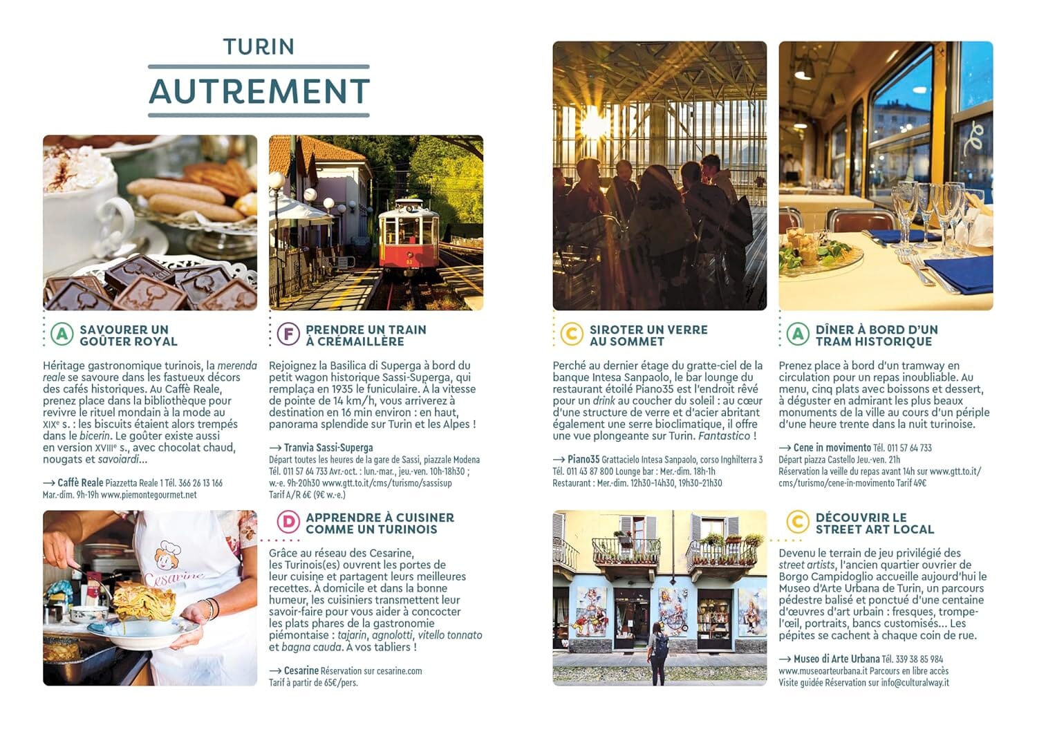 Plan détaillé - Turin | Cartoville guide de voyage Gallimard