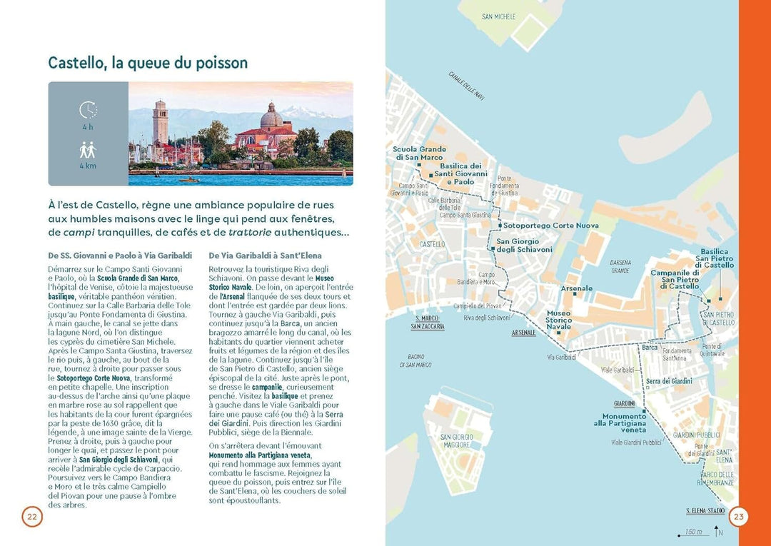 Plan détaillé - Venise 2024/25 | Cartoville carte pliée Gallimard 