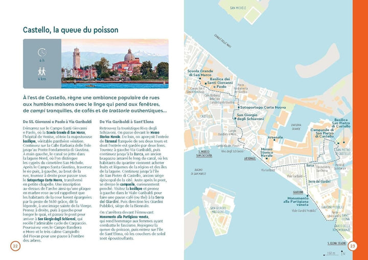 Plan détaillé - Venise 2024/25 | Cartoville carte pliée Gallimard 
