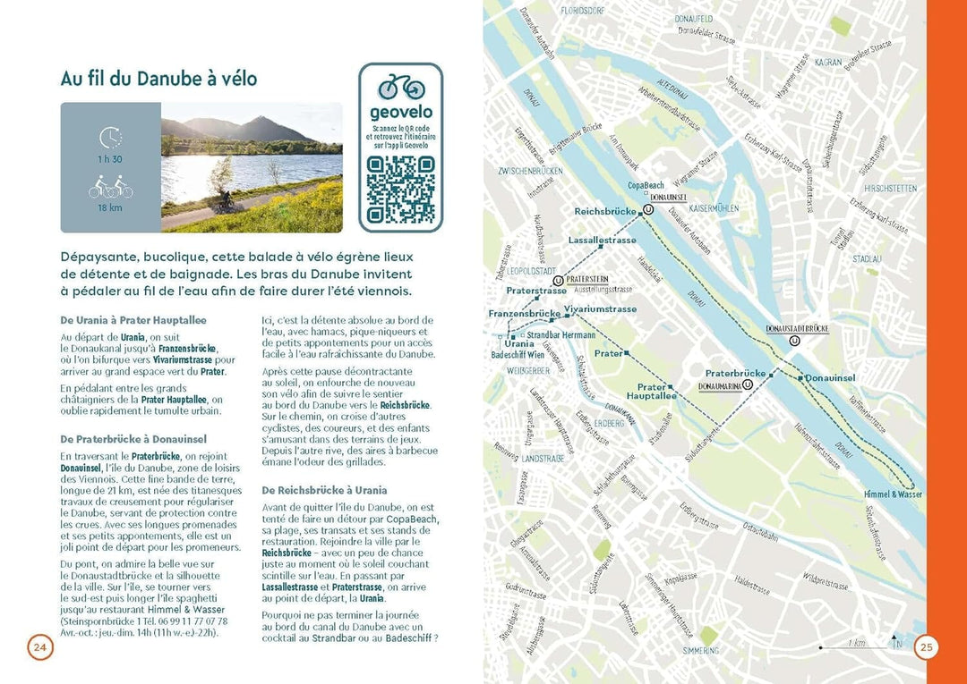 Plan détaillé - Vienne (Autriche) - Édition 2024 | Cartoville carte pliée Gallimard 