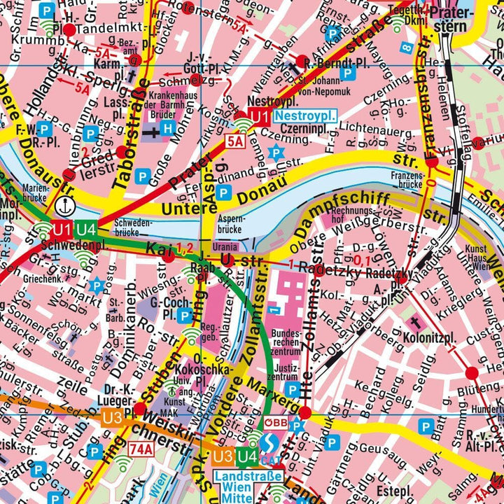 Plan détaillé - Vienne (Autriche) | Freytag & Berndt plan de ville Freytag & Berndt 