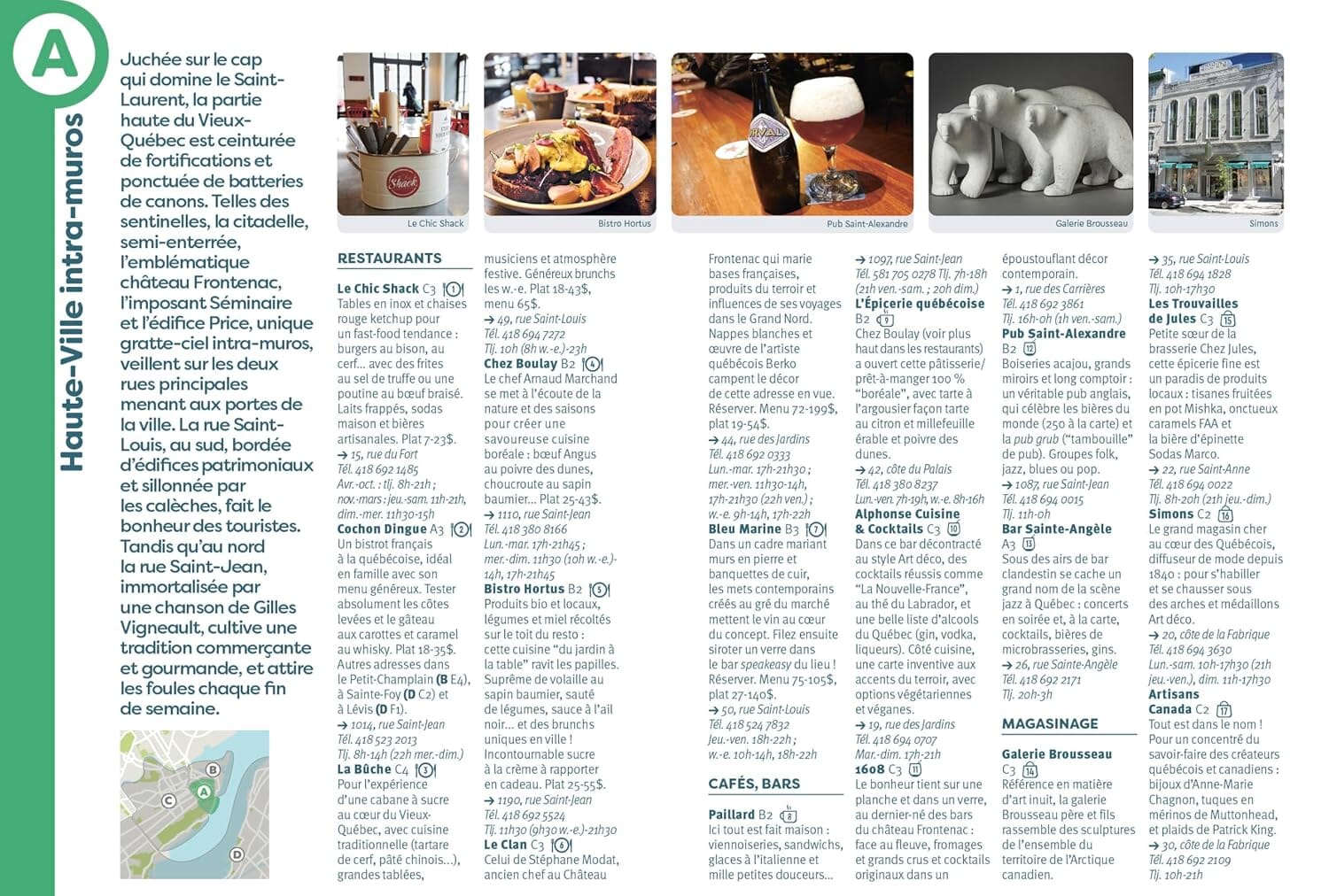 Guide de voyage de poche - Ville de Québec | Cartoville guide de voyage Gallimard