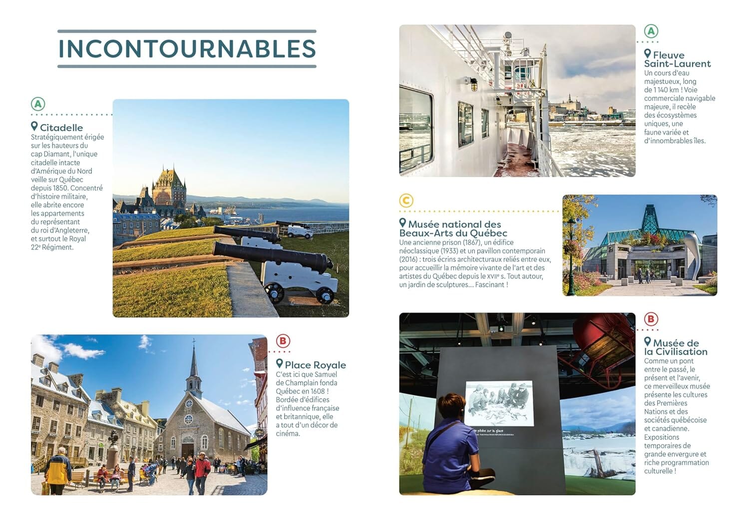Guide de voyage de poche - Ville de Québec | Cartoville guide de voyage Gallimard