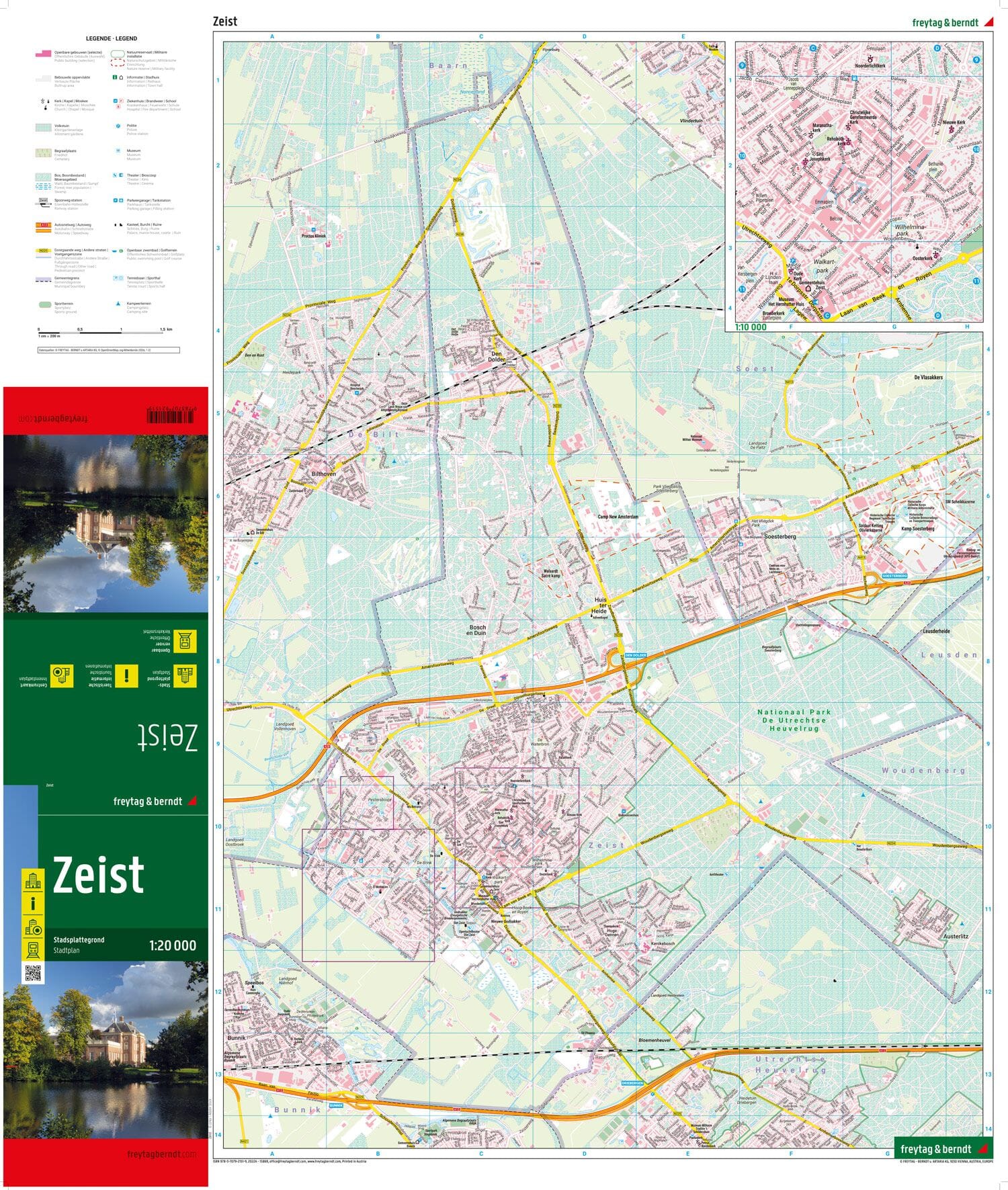 Plan détaillé - Zeist | Freytag & Berndt plan de ville Freytag & Berndt