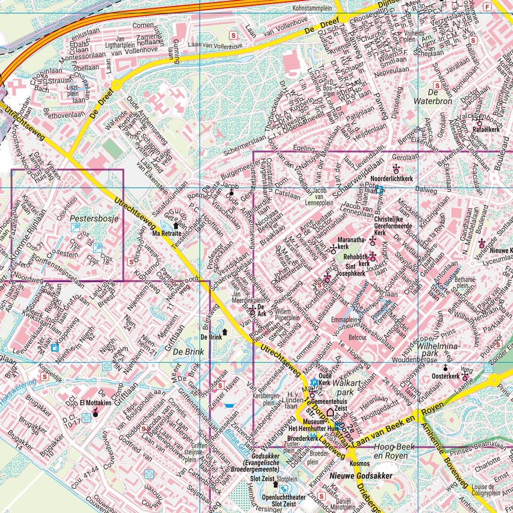 Plan détaillé - Zeist | Freytag & Berndt plan de ville Freytag & Berndt
