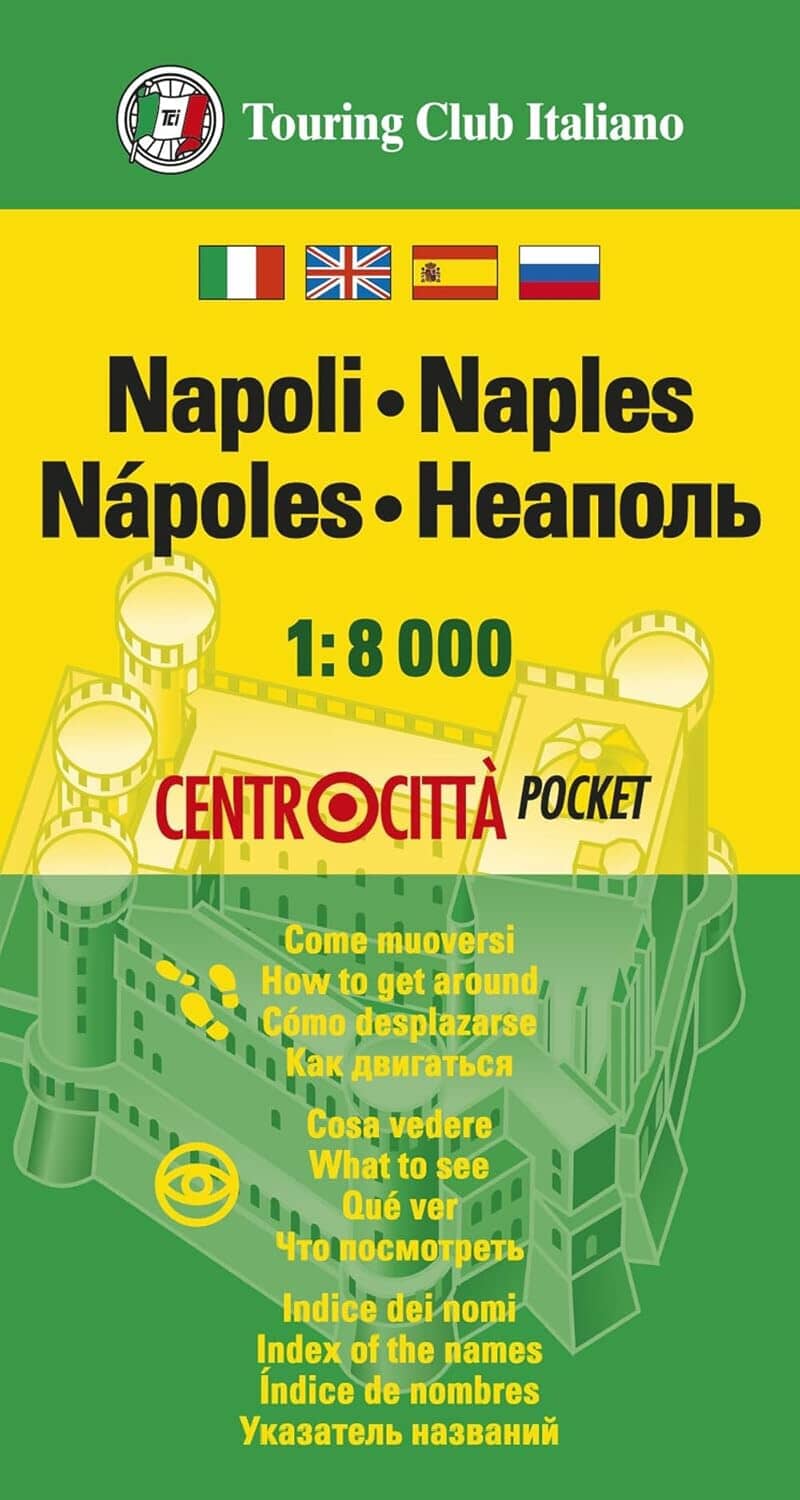 Plan du centre-ville - Naples | Touring Club Italiano plan de ville Touring Club Italiano
