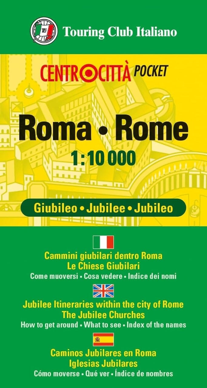 Plan du centre-ville - Rome | Touring Club Italiano carte pliée Touring Club Italiano 