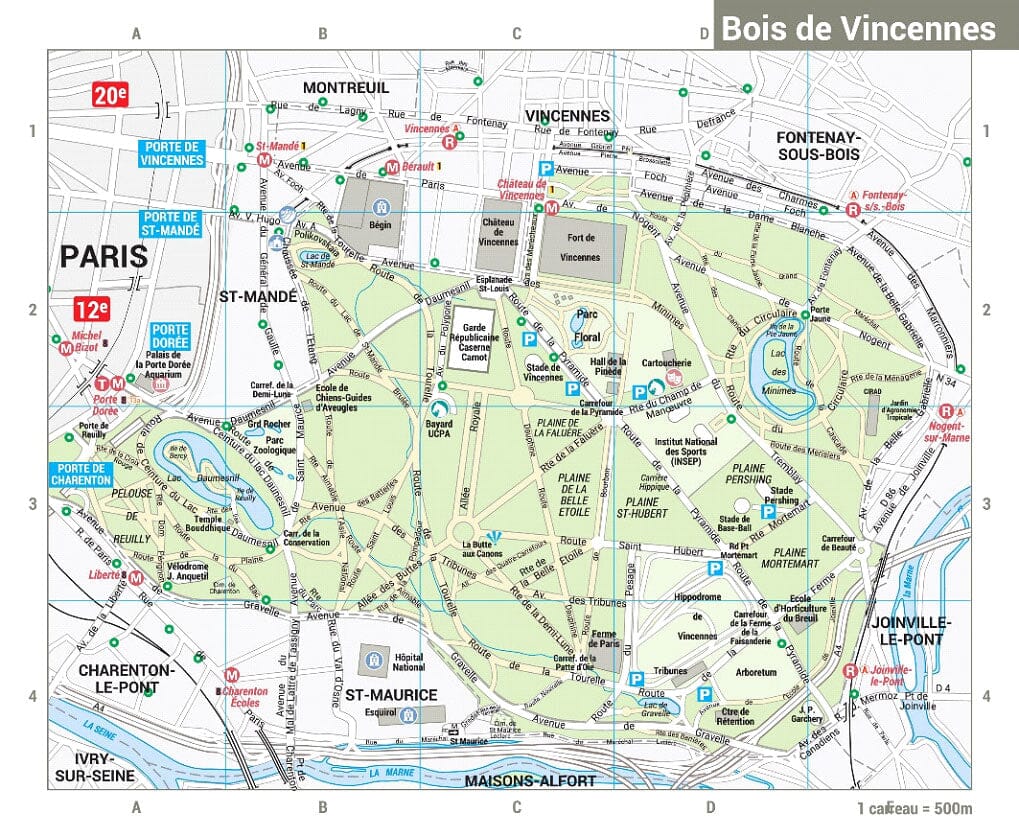Paris - Plan de ville pratique par arondissement 2025 | Blay Foldex plan de ville Blay Foldex