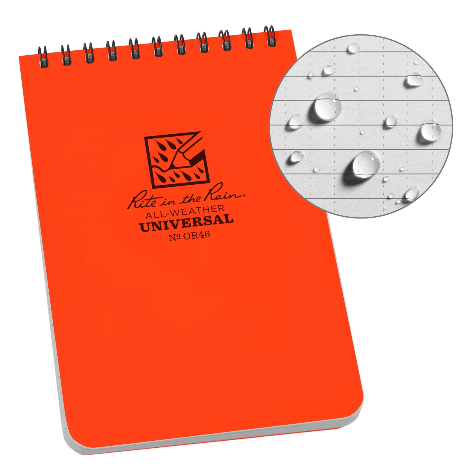Carnet de voyage waterproof – Spirale supérieure | Rite in the Rain carnet de voyage Rite in the Rain