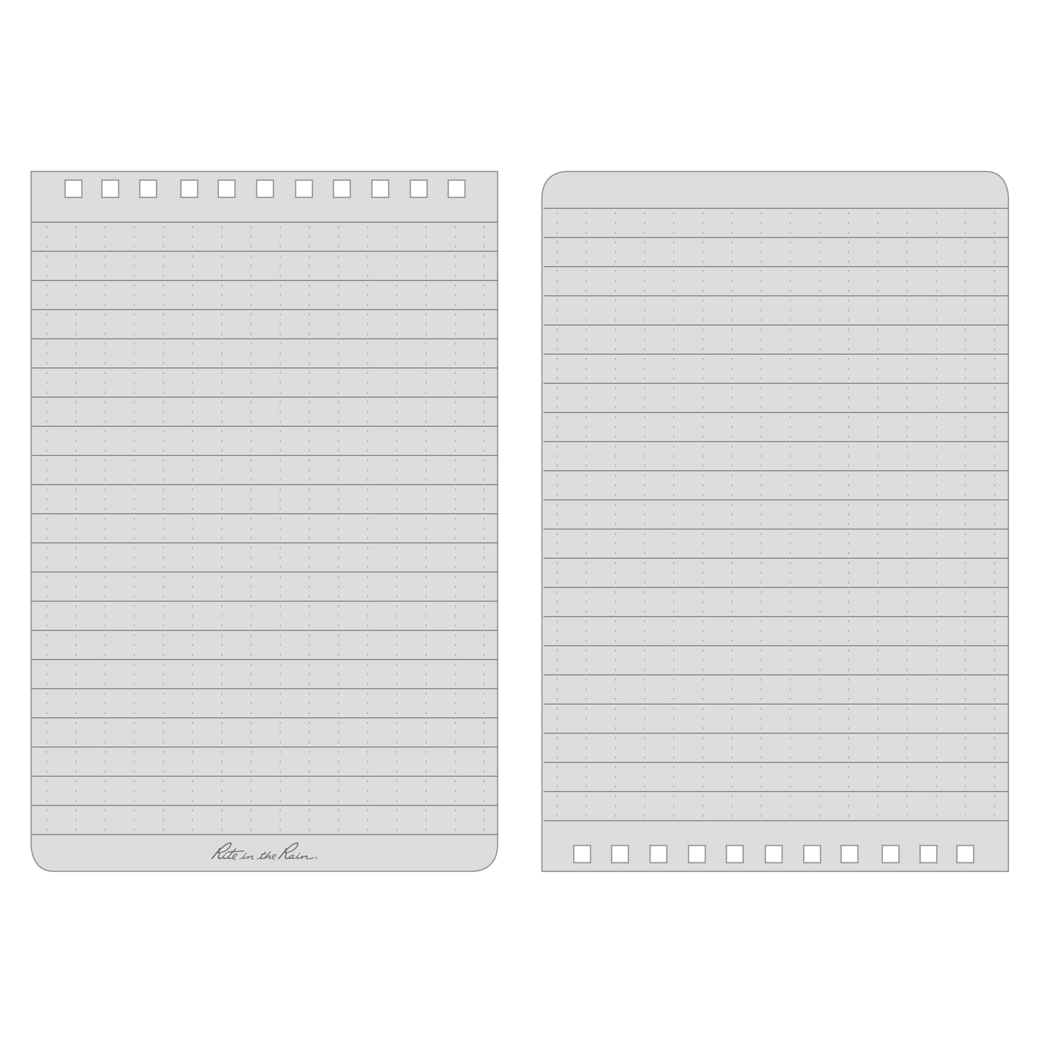 Carnet de voyage waterproof – Spirale supérieure | Rite in the Rain carnet de voyage Rite in the Rain