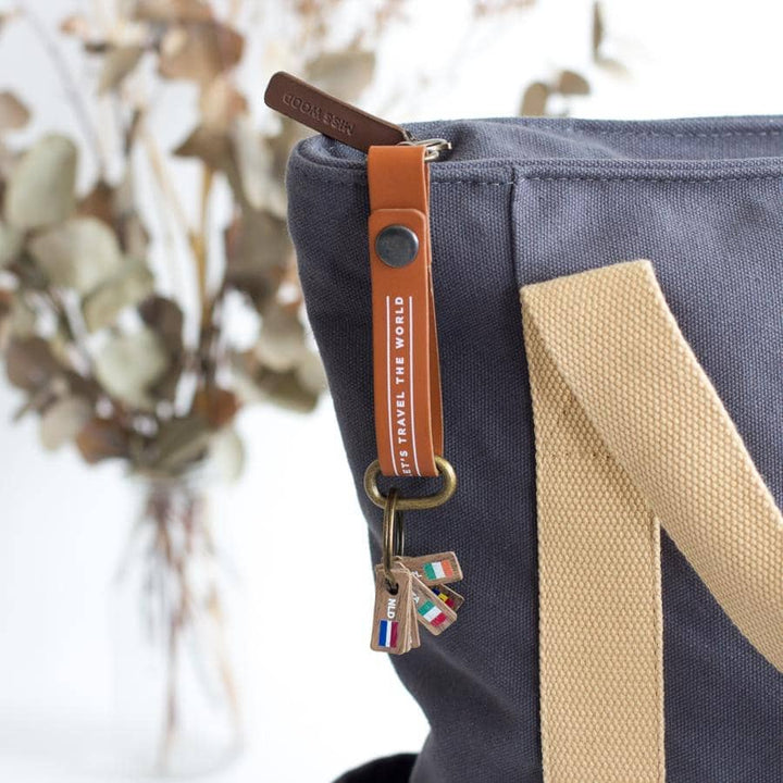 Porte-clés - brun | Miss Wood accessoire de voyage Miss Wood 