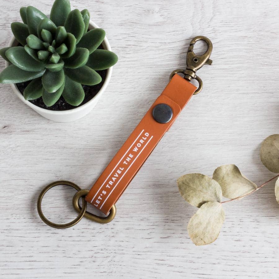 Porte-clés - brun | Miss Wood accessoire de voyage Miss Wood 