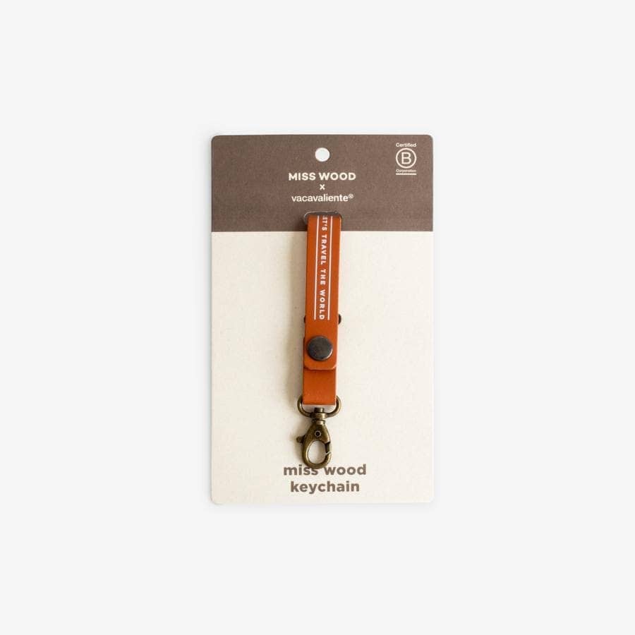 Porte-clés - brun | Miss Wood accessoire Miss Wood