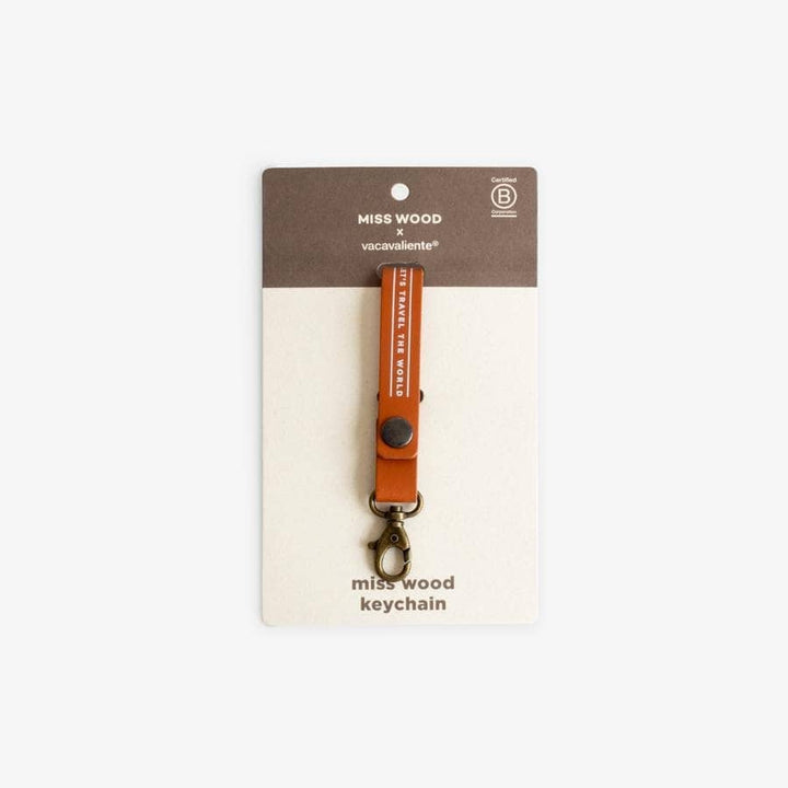 Porte-clés - brun | Miss Wood accessoire de voyage Miss Wood 