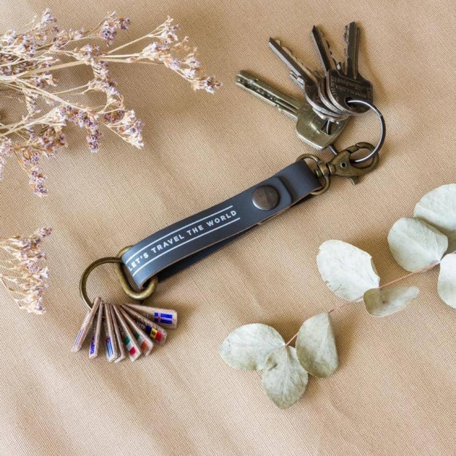 Porte-clés - gris | Miss Wood accessoire de voyage Miss Wood 