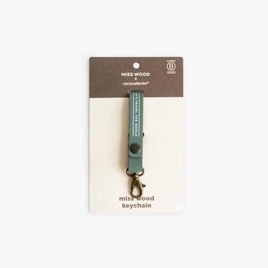 Porte-clés - vert | Miss Wood accessoire de voyage Miss Wood 