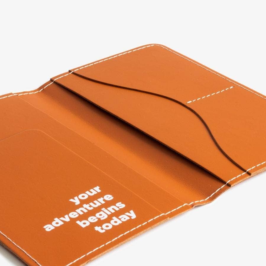 Porte passeport - brun | Miss Wood accessoire de voyage Miss Wood 