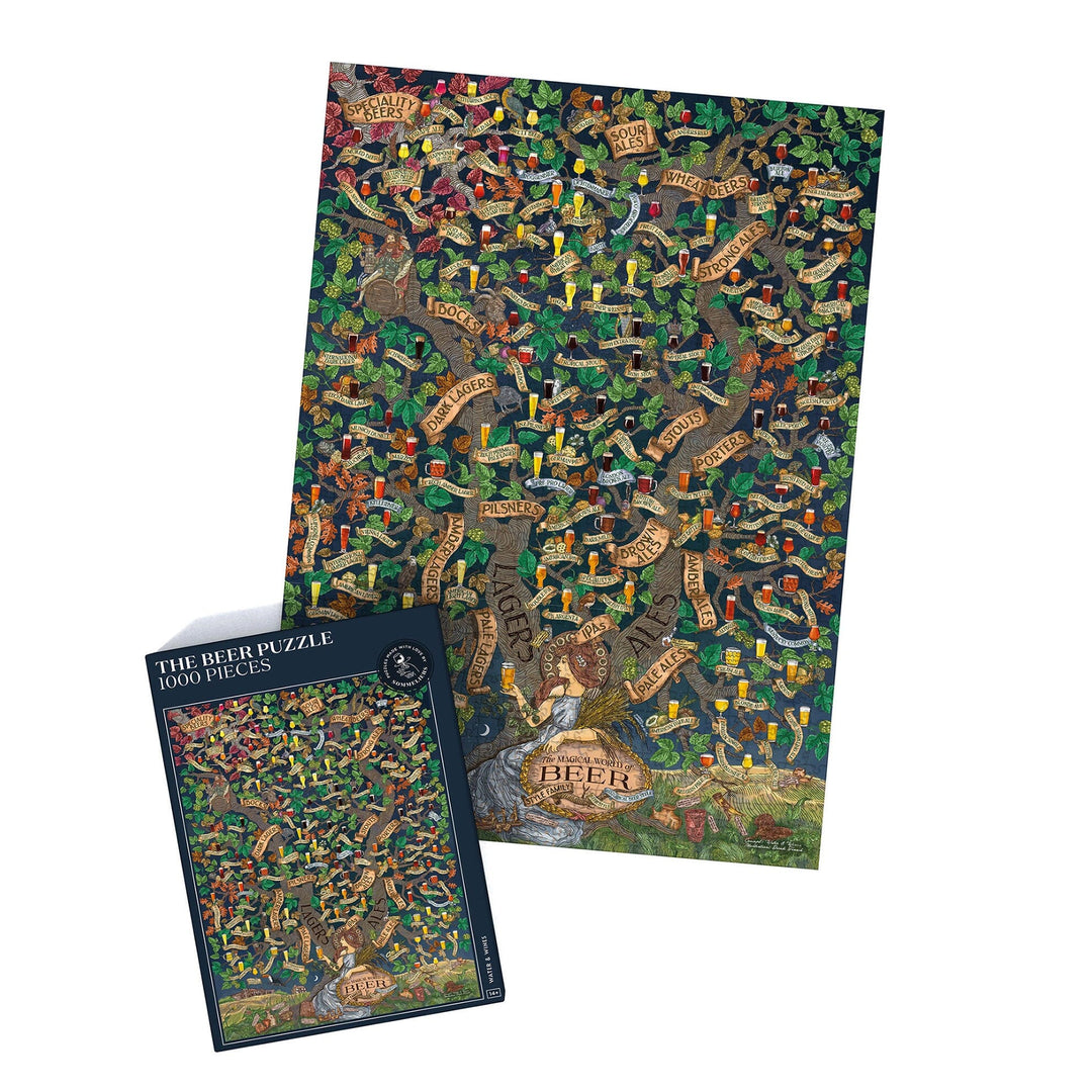 Puzzle de 1000 pièces - Les bières (48 x 68 cm) puzzle Water & Wines 