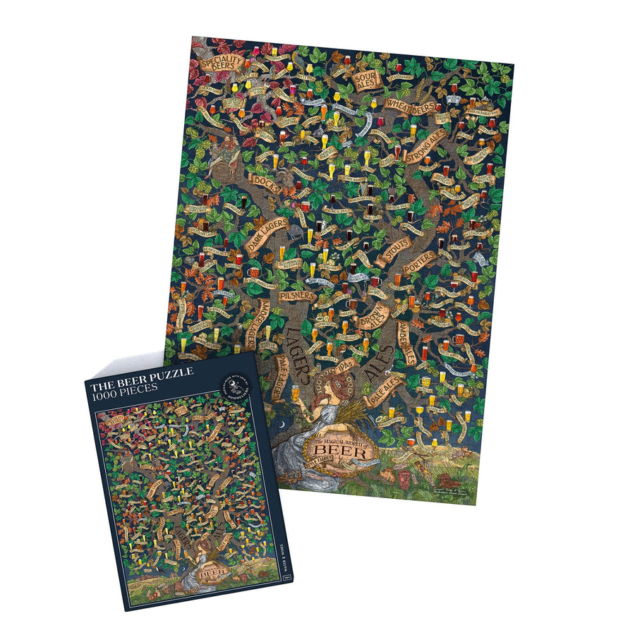 Puzzle de 1000 pièces - Les bières (48 x 68 cm) puzzle Water & Wines 