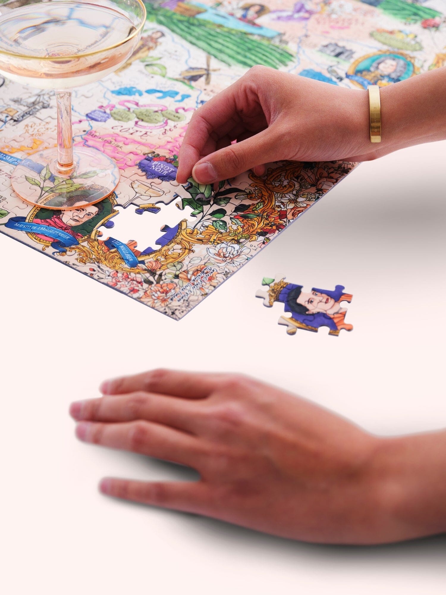 Puzzle de 1000 pièces - Les vins de Champagne (48 x 68 cm) puzzle Water & Wines 