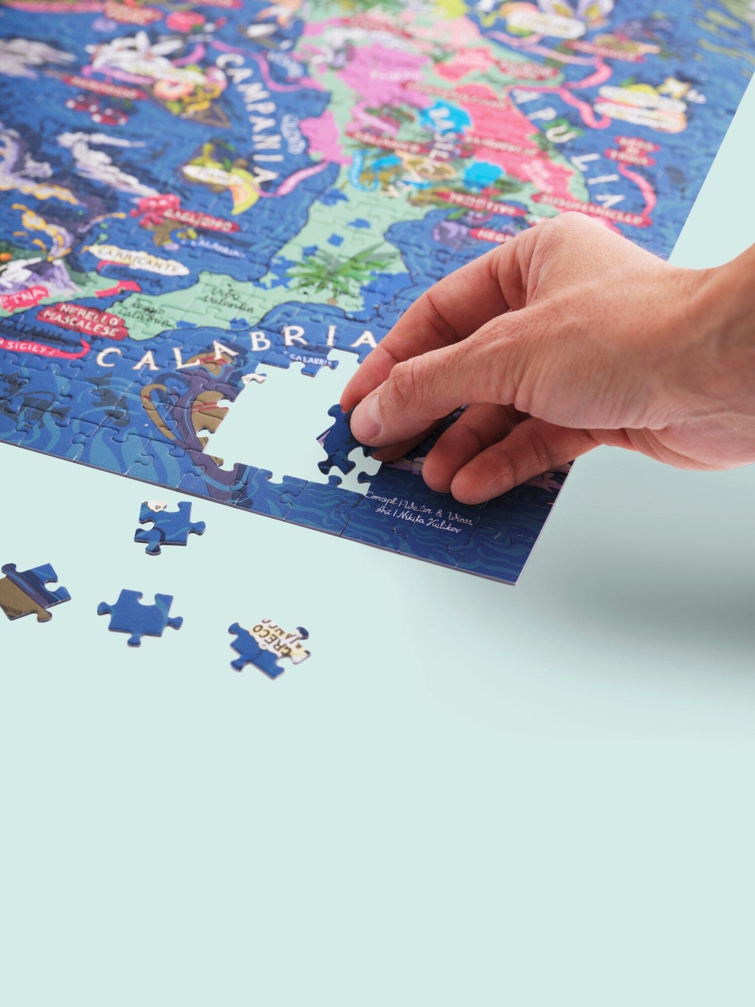 Puzzle de 1000 pièces - Les vins d'Italie (48 x 68 cm) puzzle Water & Wines Default Title