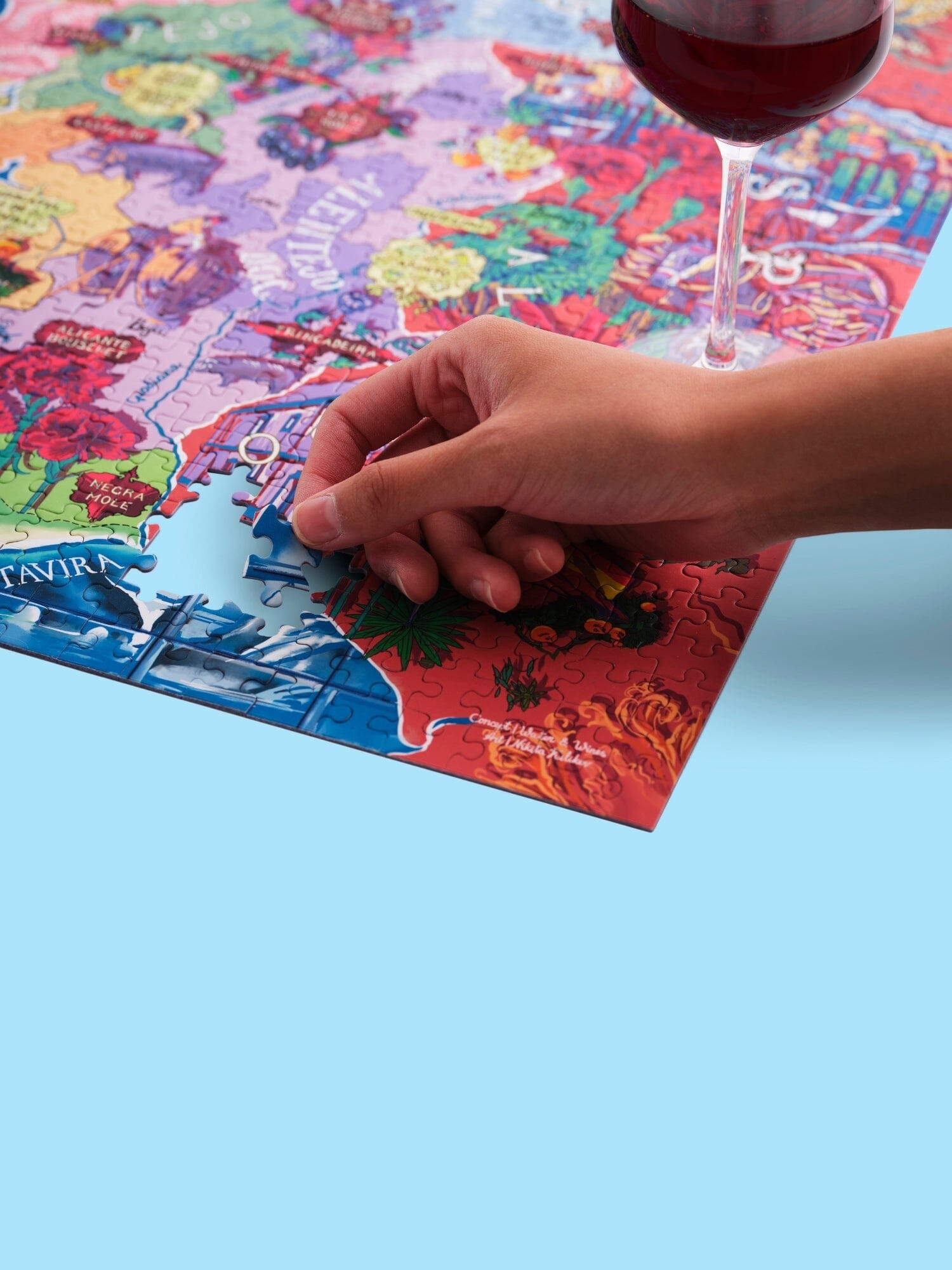 Puzzle de 1000 pièces - Les vins du Portugal (48 x 68 cm) puzzle Water & Wines 