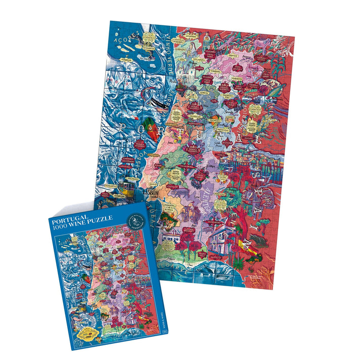 Puzzle de 1000 pièces - Les vins du Portugal (48 x 68 cm) puzzle Water & Wines 