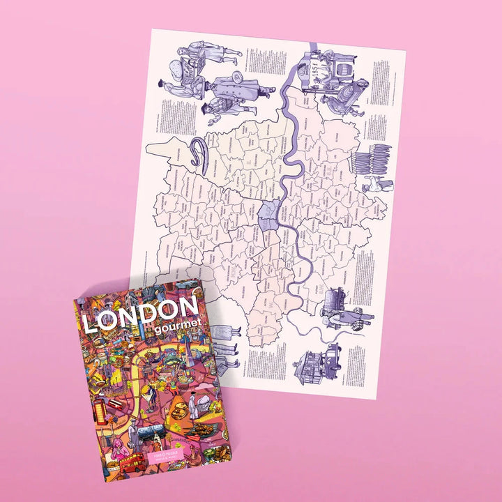 Puzzle de 1000 pièces - London gourmet (48 x 68 cm) puzzle Water & Wines 