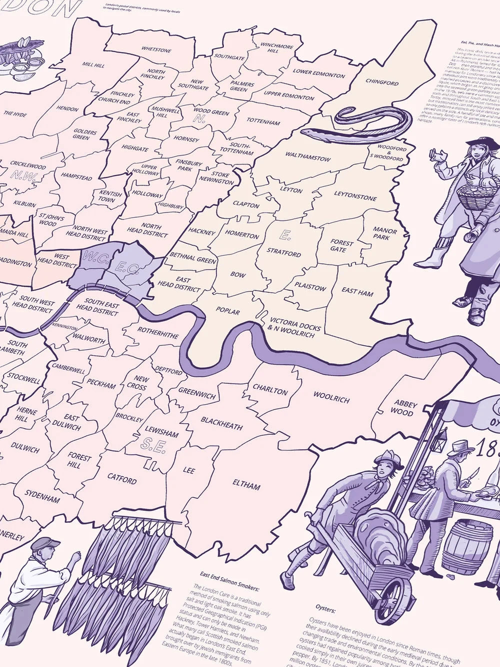 Puzzle de 1000 pièces - London gourmet (48 x 68 cm) puzzle Water & Wines 