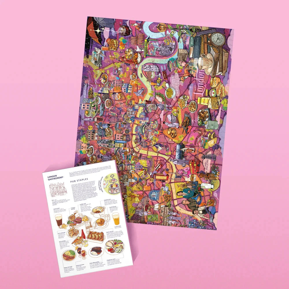 Puzzle de 1000 pièces - London gourmet (48 x 68 cm) puzzle Water & Wines 