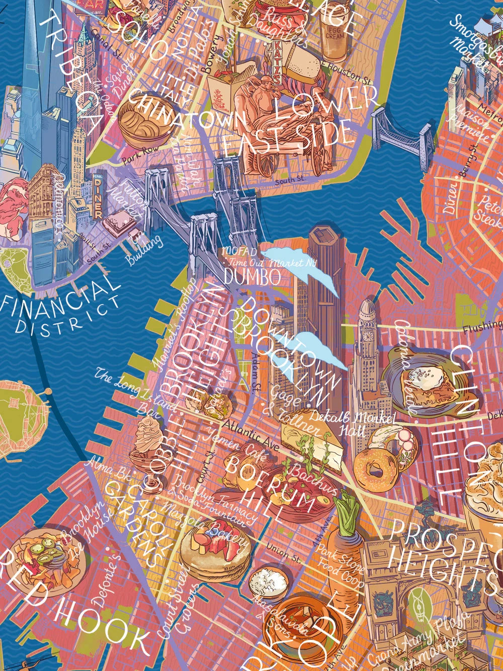Puzzle de 1000 pièces - New York gourmet (48 x 68 cm) puzzle Water & Wines 