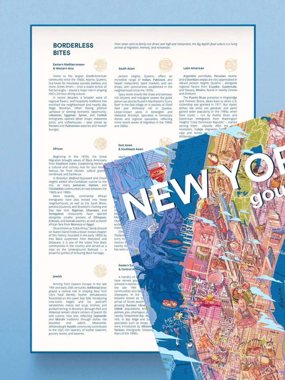 Puzzle de 1000 pièces - New York gourmet (48 x 68 cm) puzzle Water & Wines 