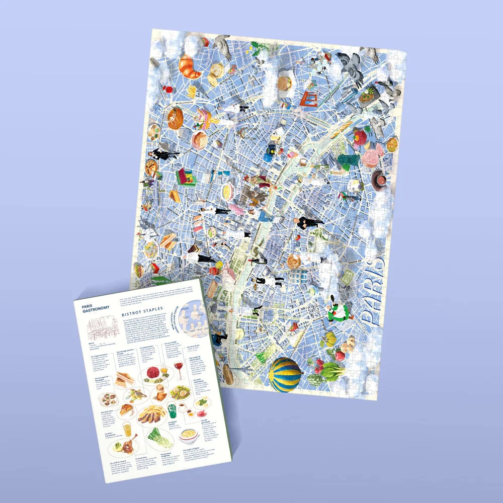 Puzzle de 1000 pièces - Paris gourmet (48 x 68 cm) puzzle Water & Wines 