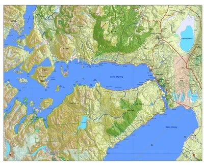 Rio Verde-Laguna Blanca (édition espagnole) | SIG Patagon carte routière SIG Patagon 
