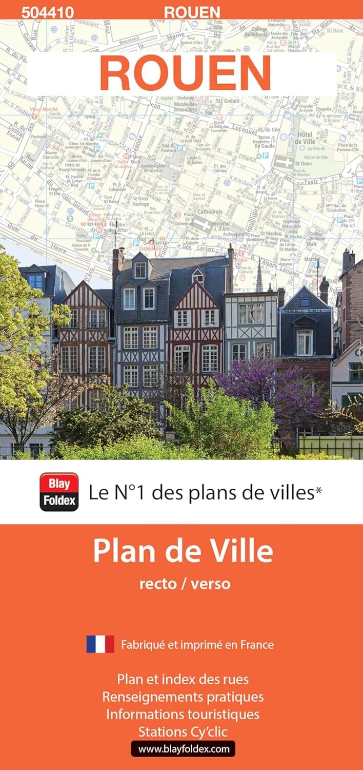 Rouen, Seine-Maritime - Plan de ville | Blay Foldex plan de ville Blay Foldex 