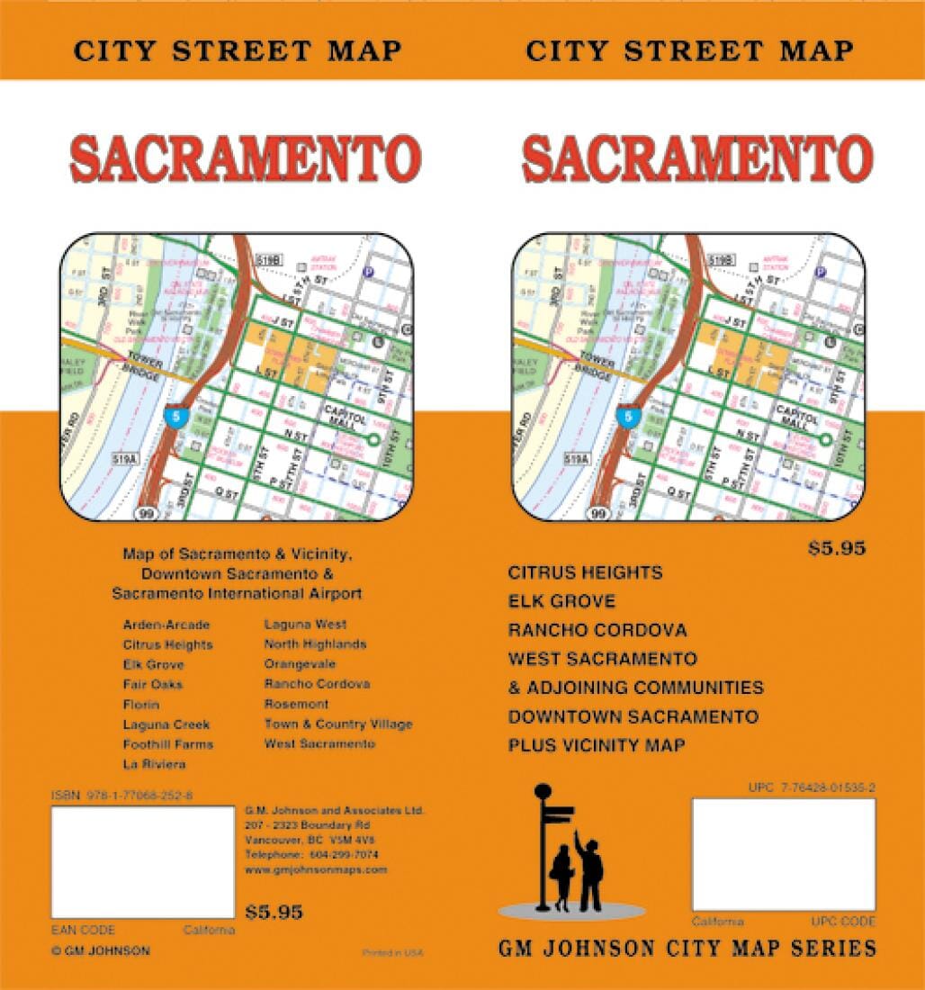 Sacramento (Californie) | GM Johnson plan de ville GM Johnson
