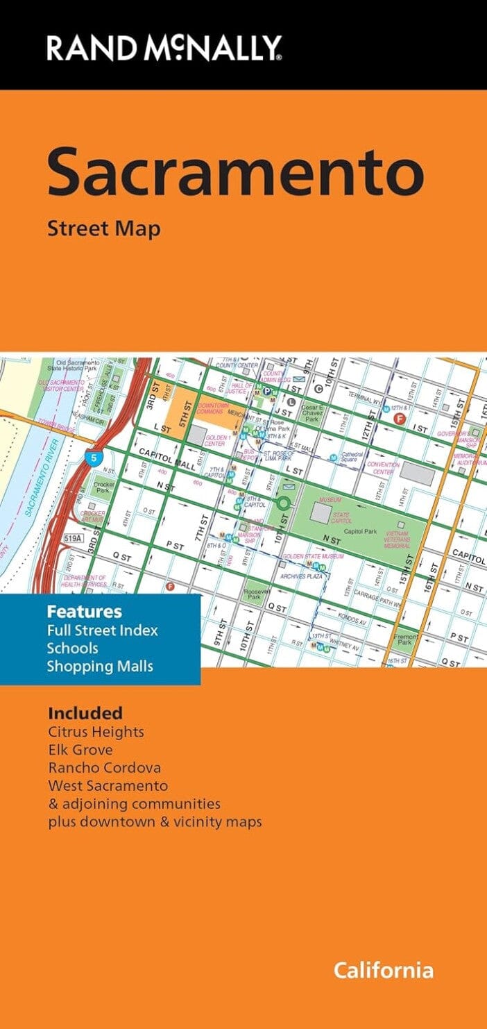 Sacramento (Californie) | Rand McNally carte pliée Rand McNally 