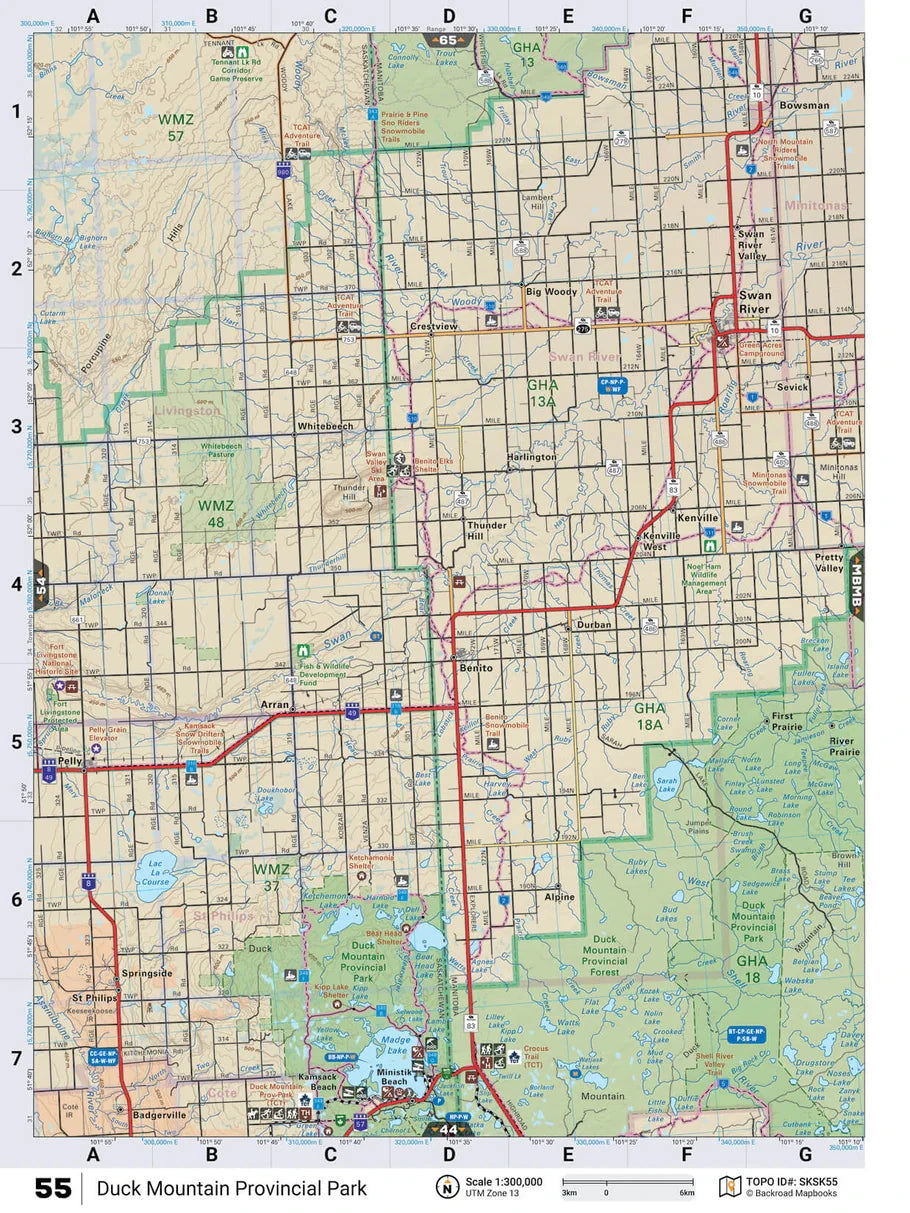 Saskatchewan MapBook | Backroads Mapbooks atlas Backroads Mapbooks 