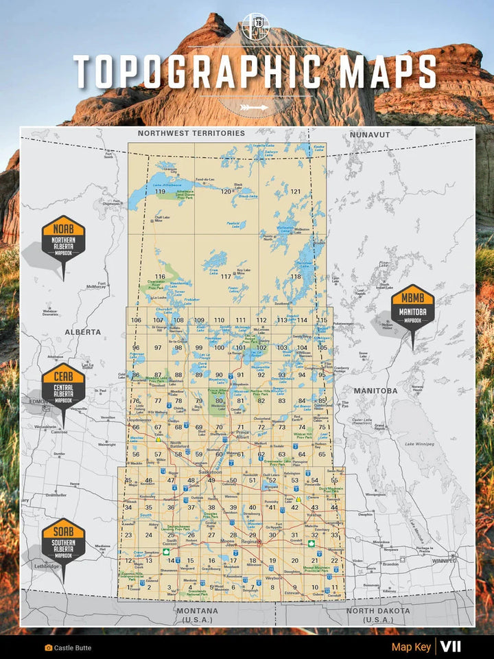 Saskatchewan MapBook | Backroads Mapbooks atlas Backroads Mapbooks 