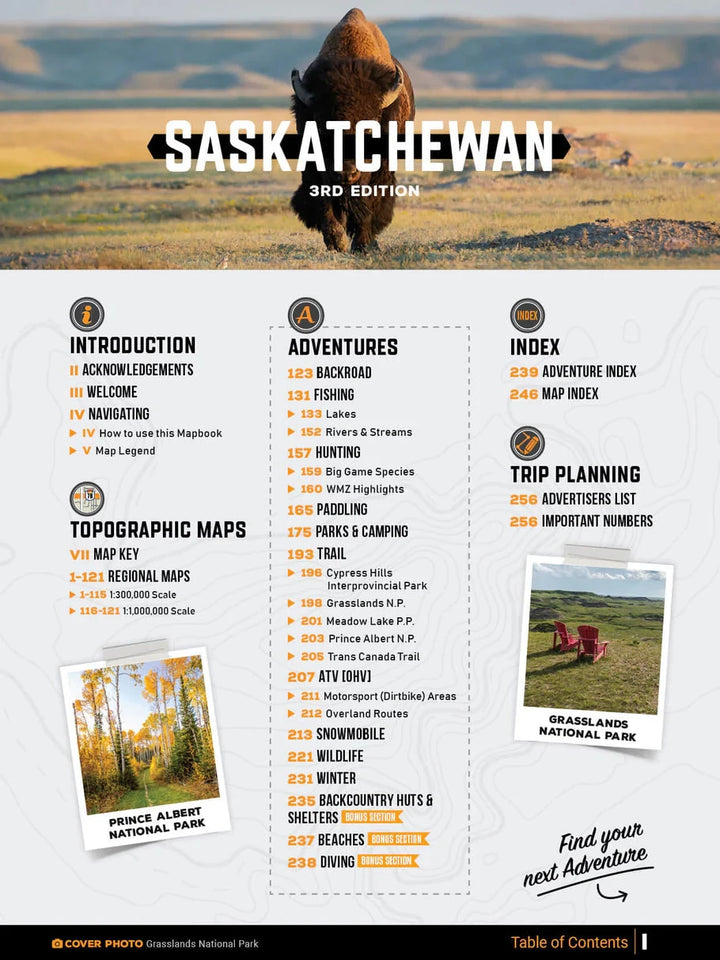 Saskatchewan MapBook | Backroads Mapbooks atlas Backroads Mapbooks 