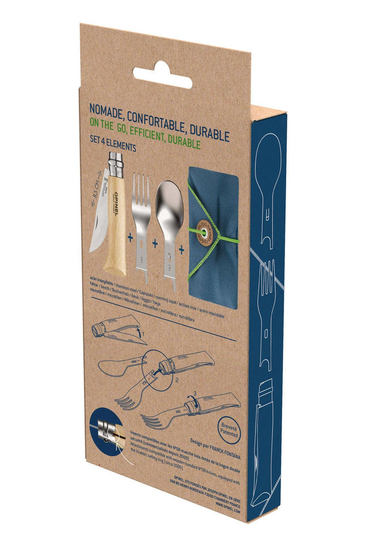 Set Picnic+ Opinel N°08 Hêtre Couteau de poche Opinel 