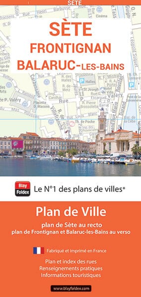 Sète, Hérault - Plan de ville | Blay Foldex plan de ville Blay Foldex