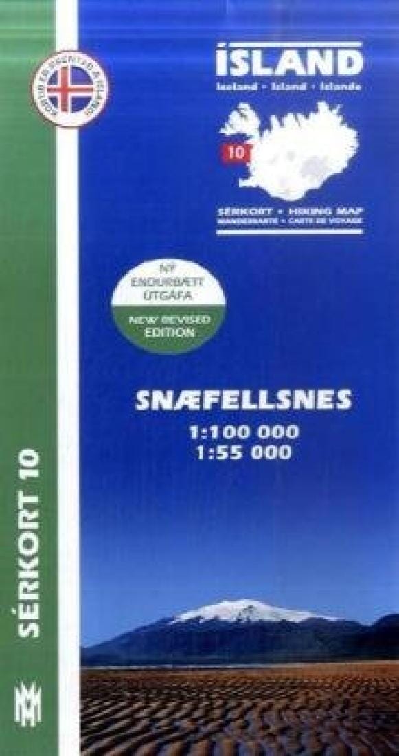 Snaefellsnes | Mal og menning carte de randonnée Mal og menning