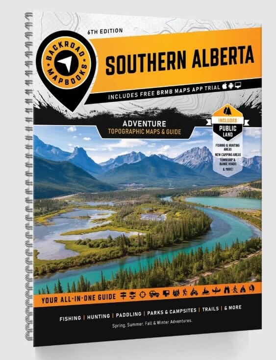 Southern Alberta mapbook | Backroads Mapbooks atlas Backroads Mapbooks 