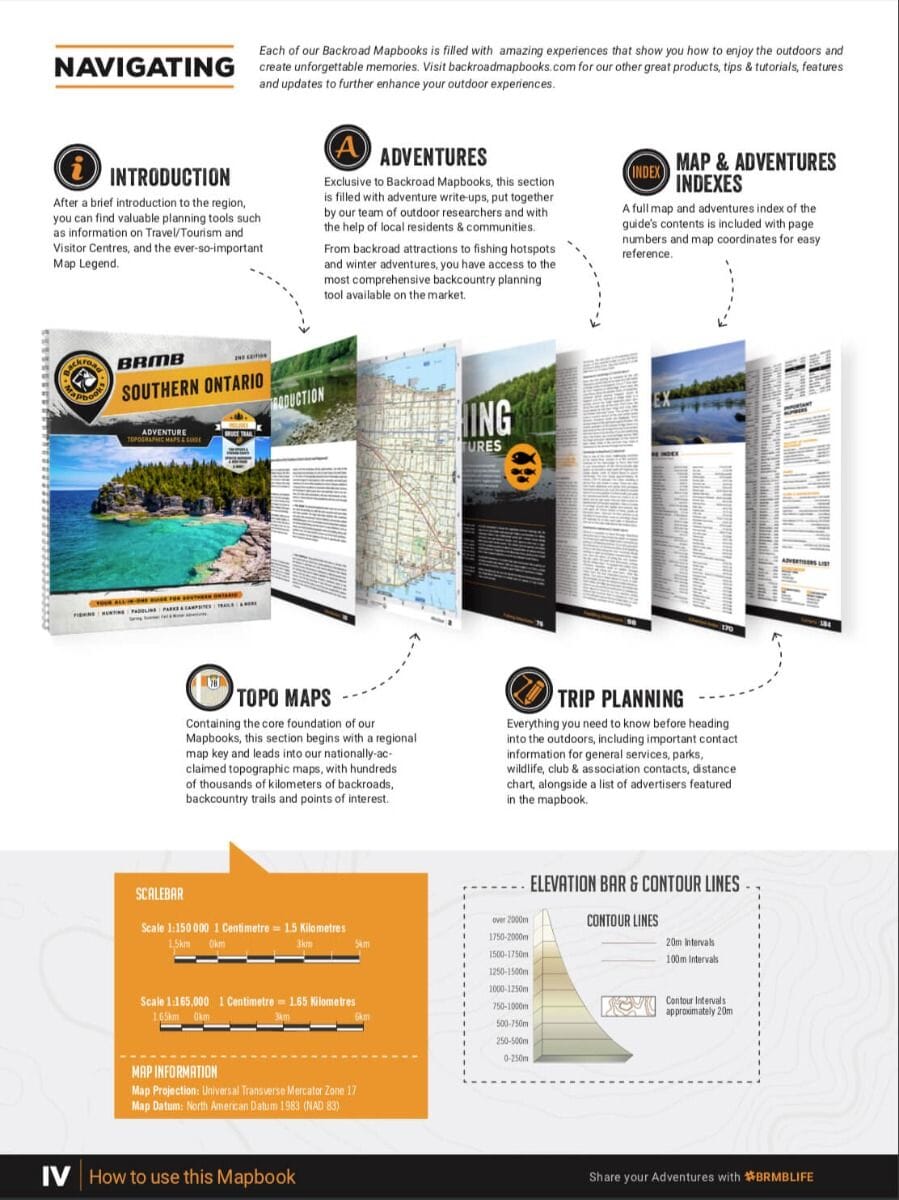 Southern Ontario ON MapBook | Backroads Mapbooks atlas Backroads Mapbooks 