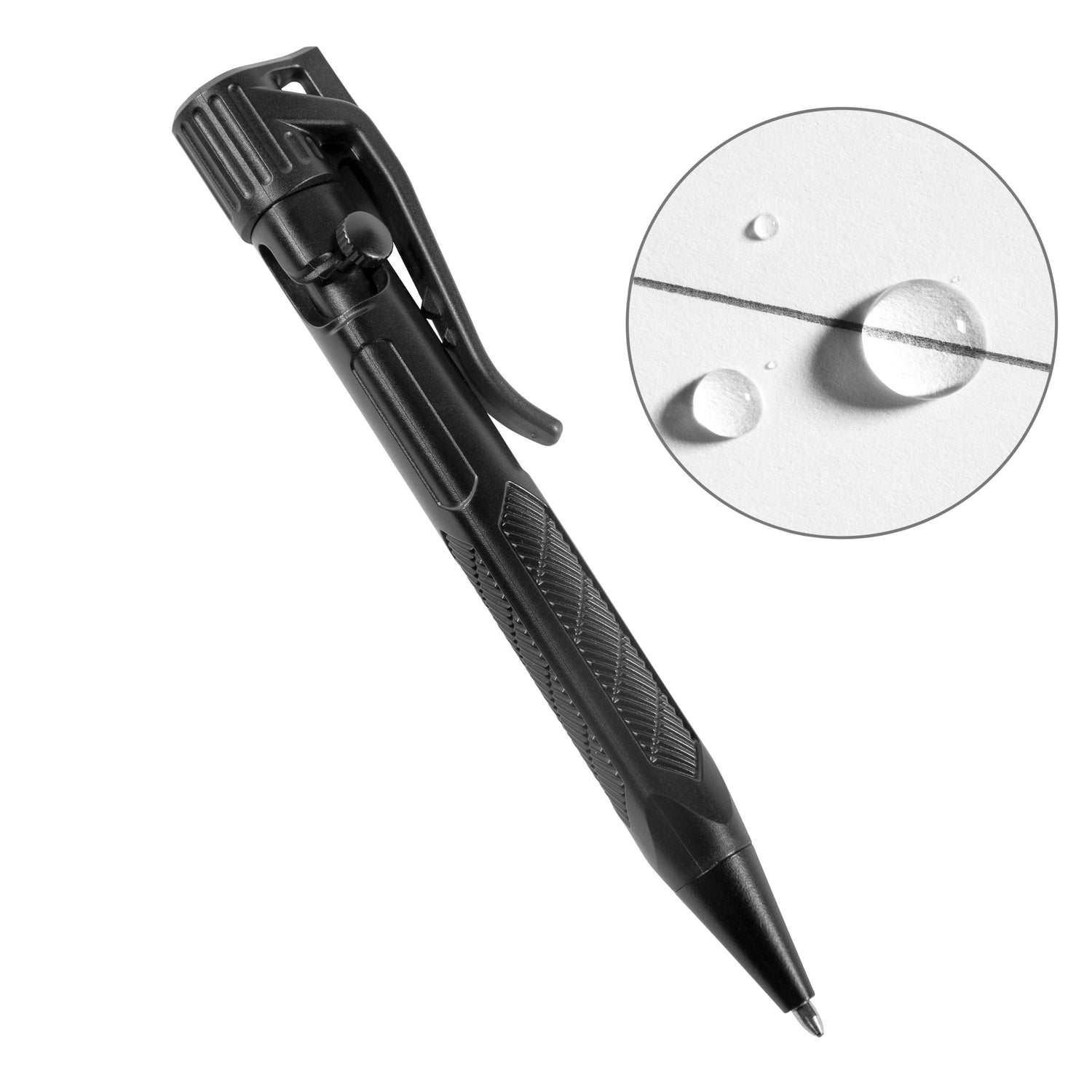 Stylo tous-temps Mini Bolt-Action – Encre tous-temps noire (OR20 / BK20) | Rite in the Rain carnet de voyage Rite in the Rain Black