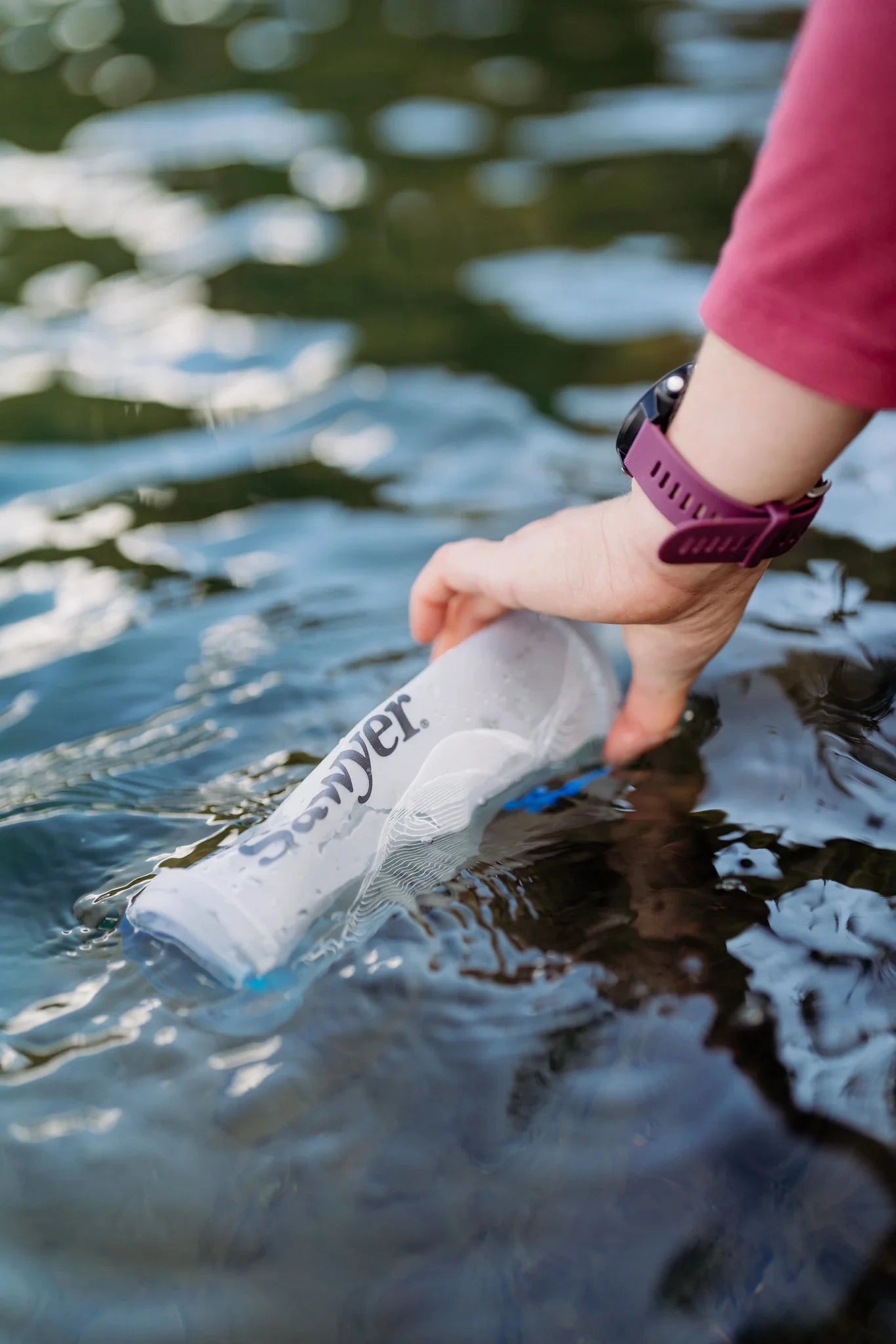 Système de filtration d’eau - Sawyer Squeeze SP302 avec bouteille CNOC Premium 1 L accessoire Sawyer 