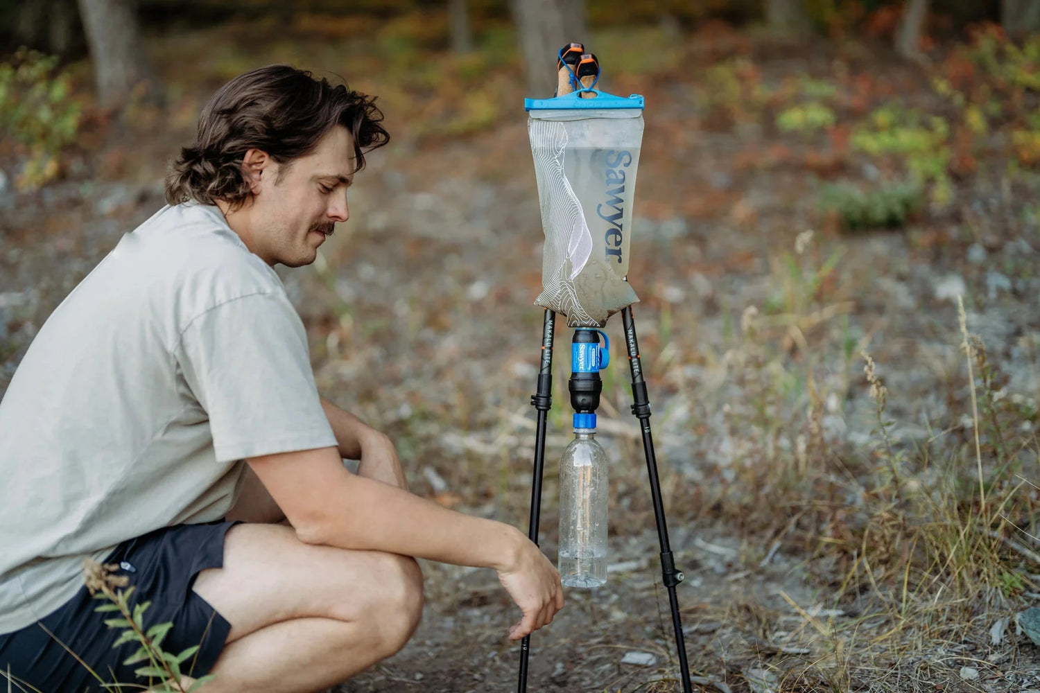 Système de filtration d’eau - Sawyer Squeeze SP303 avec bouteille CNOC Premium 2L accessoire Sawyer 