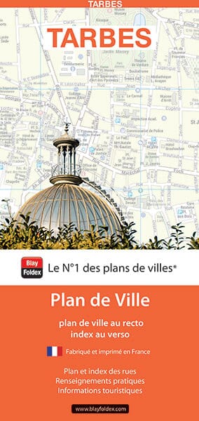 Tarbes, Hautes-Pyrénées - Plan de ville | Blay Foldex plan de ville Blay Foldex